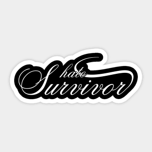 Hate Survivor Sticker